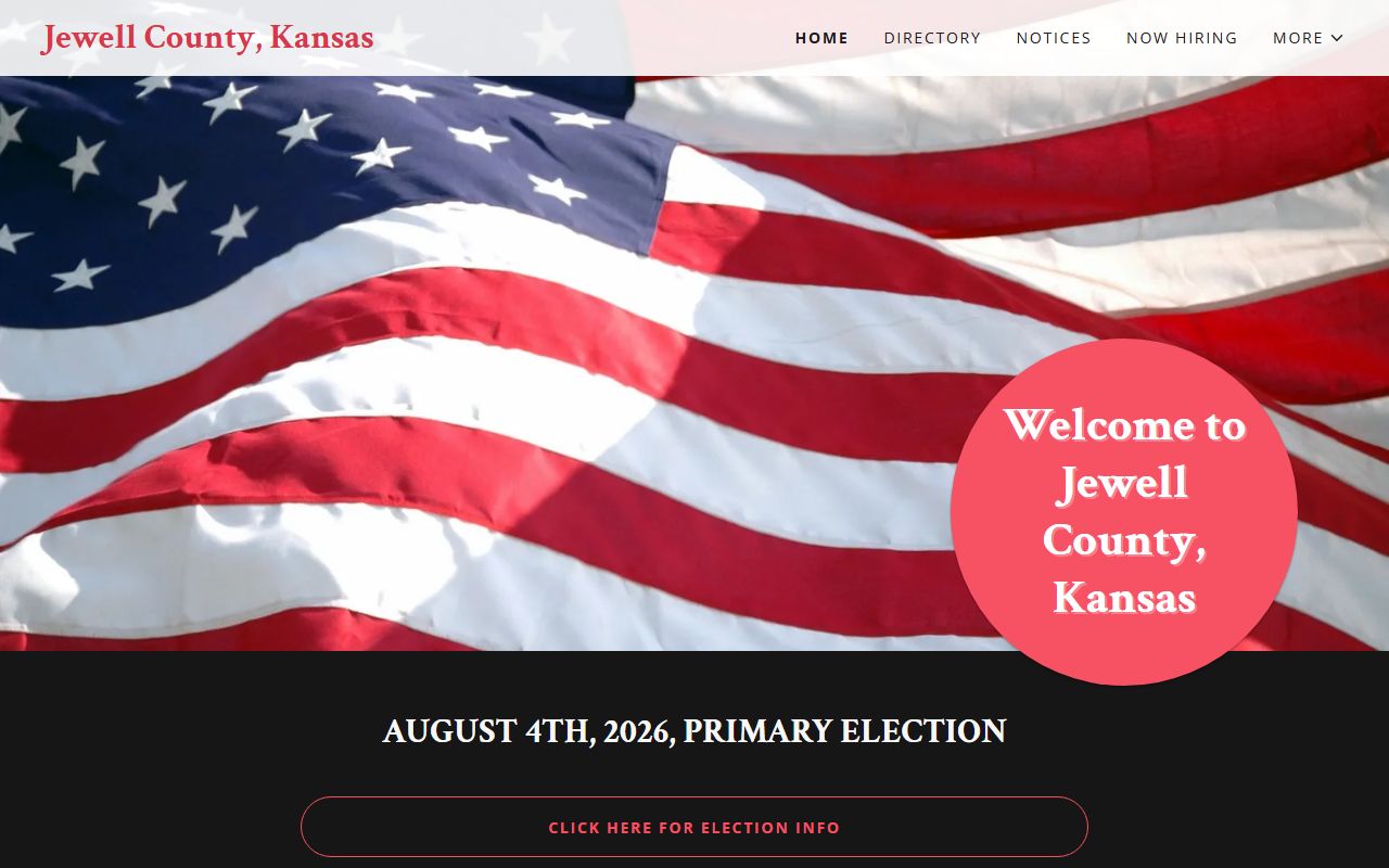 Jewell County court records official county homepage