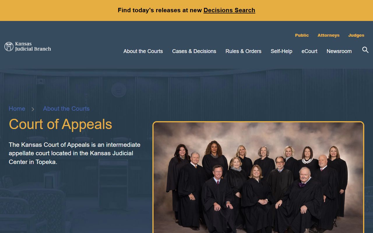 Jewell County court records Kansas Court of Appeals overview