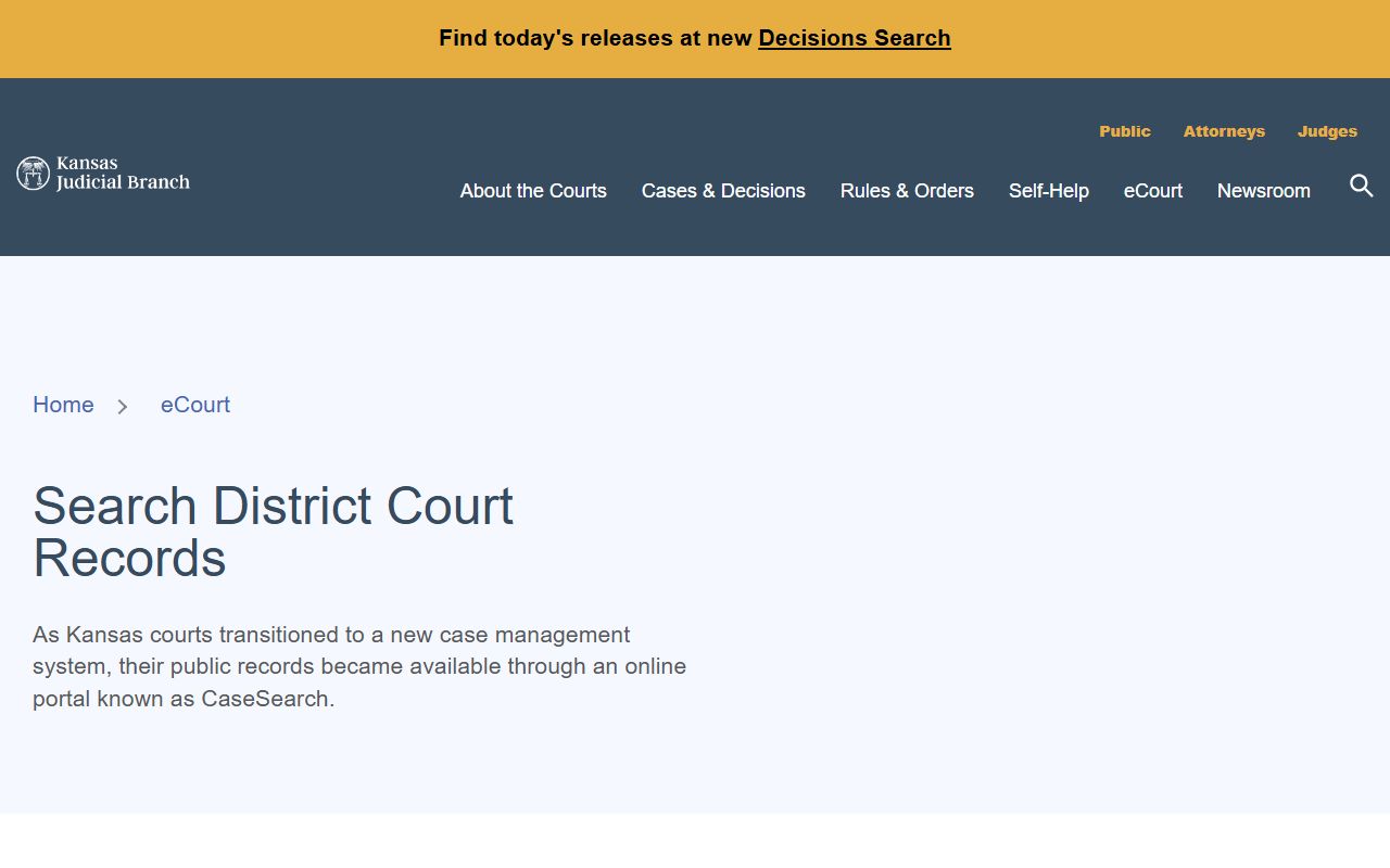 Jewell County court records Kansas district court records access