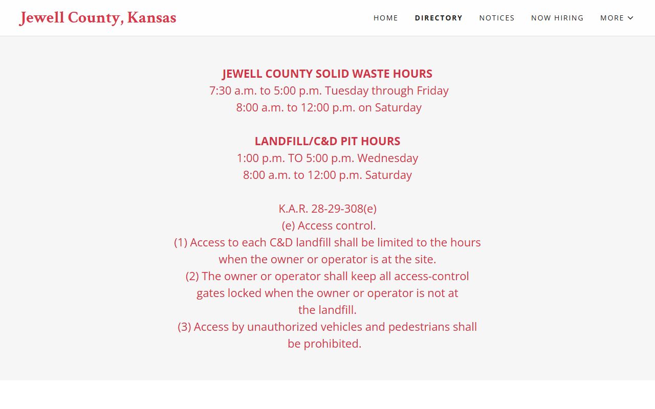 Jewell County warrant search official phone directory